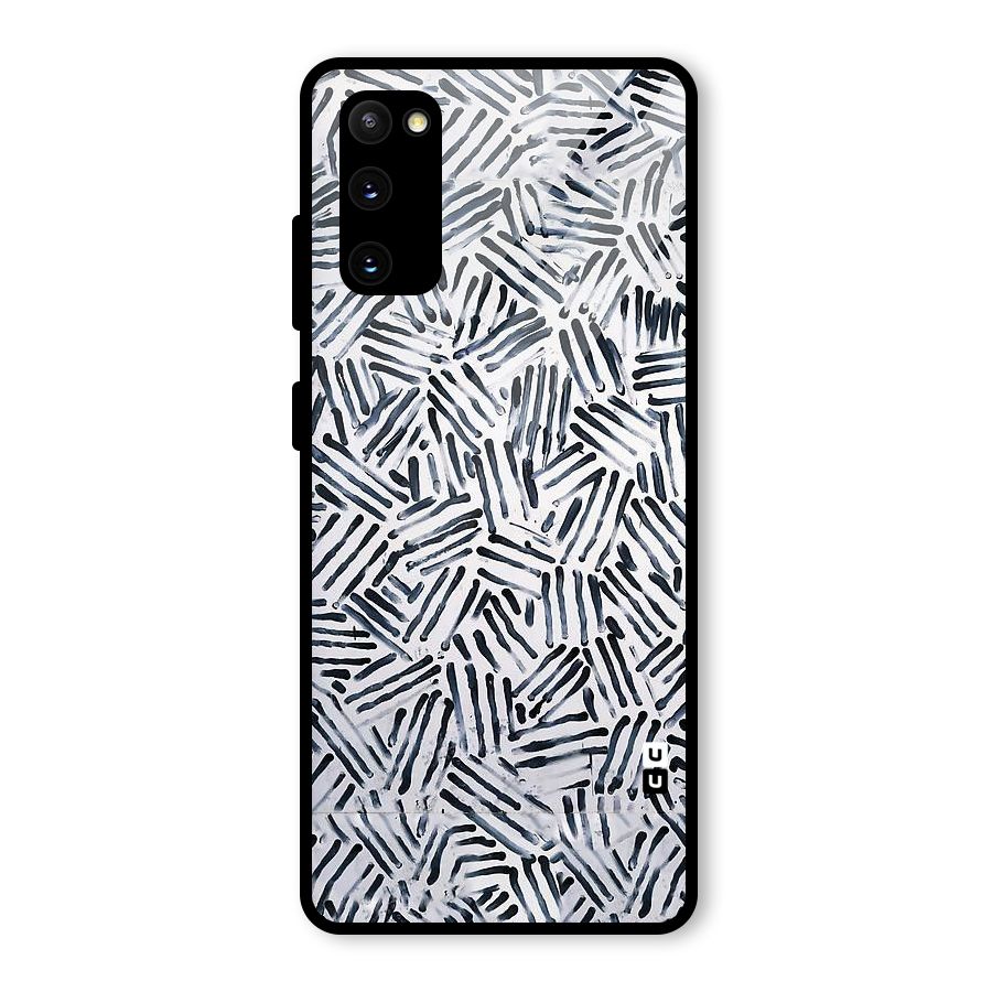 Black Tiny Uneven Glass Back Case for Galaxy S20 FE 5G