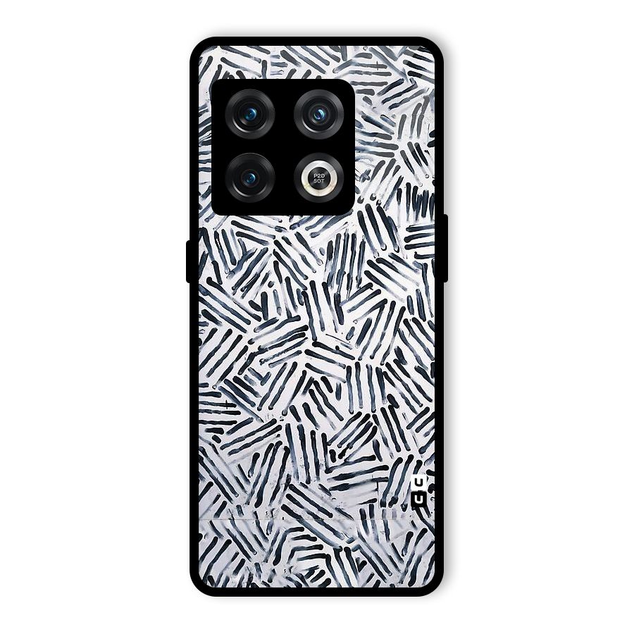 Black Tiny Uneven Glass Back Case for OnePlus 10 Pro 5G