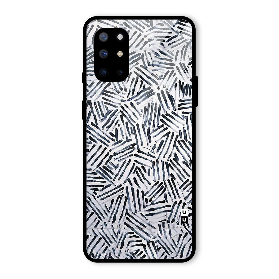 Black Tiny Uneven Glass Back Case for OnePlus 8T