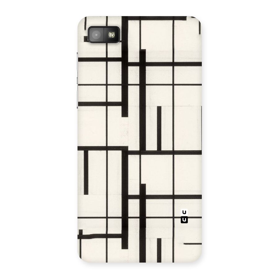 Black Unsymmetry Back Case for Blackberry Z10