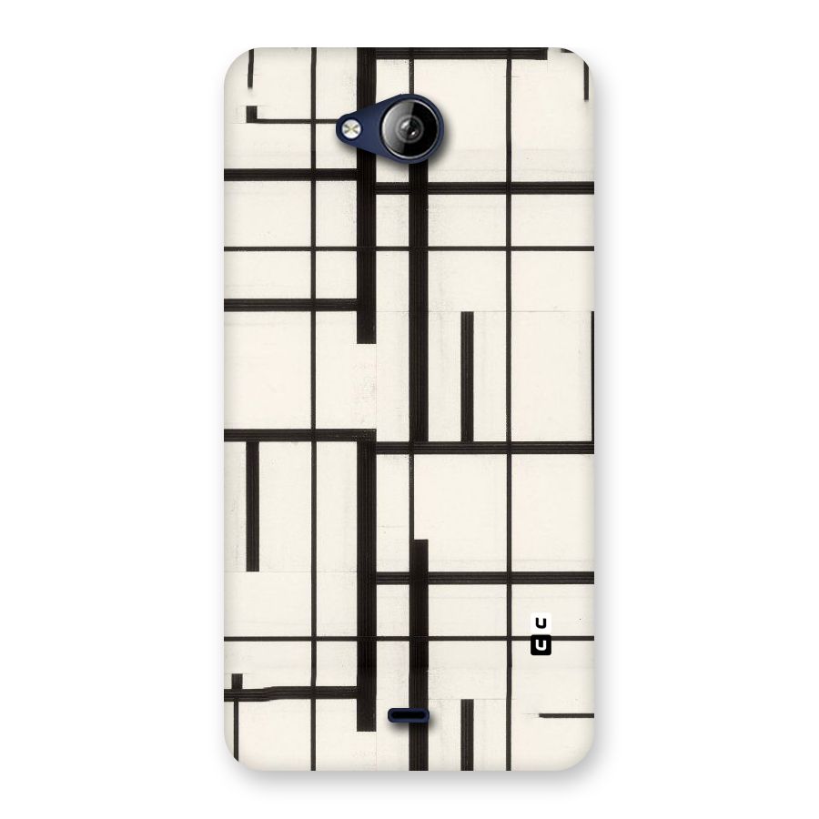 Black Unsymmetry Back Case for Canvas Play Q355