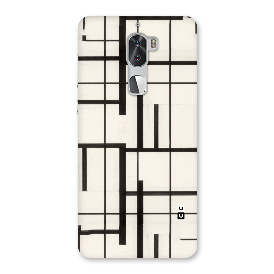 Black Unsymmetry Back Case for Coolpad Cool 1