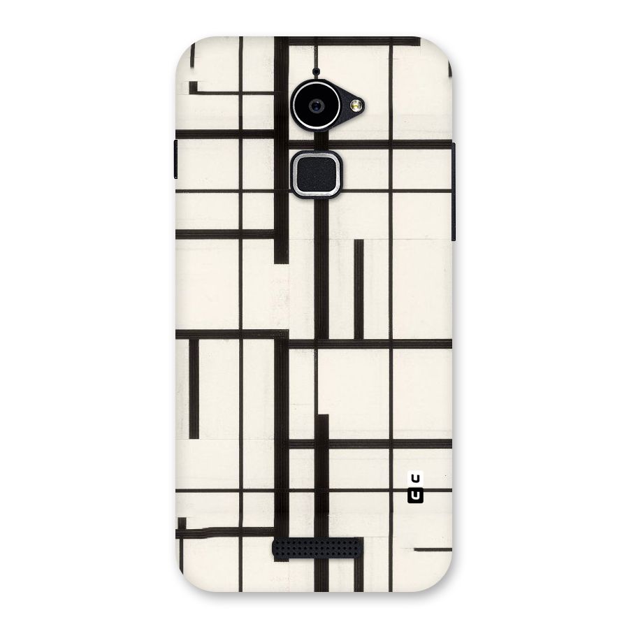 Black Unsymmetry Back Case for Coolpad Note 3 Lite