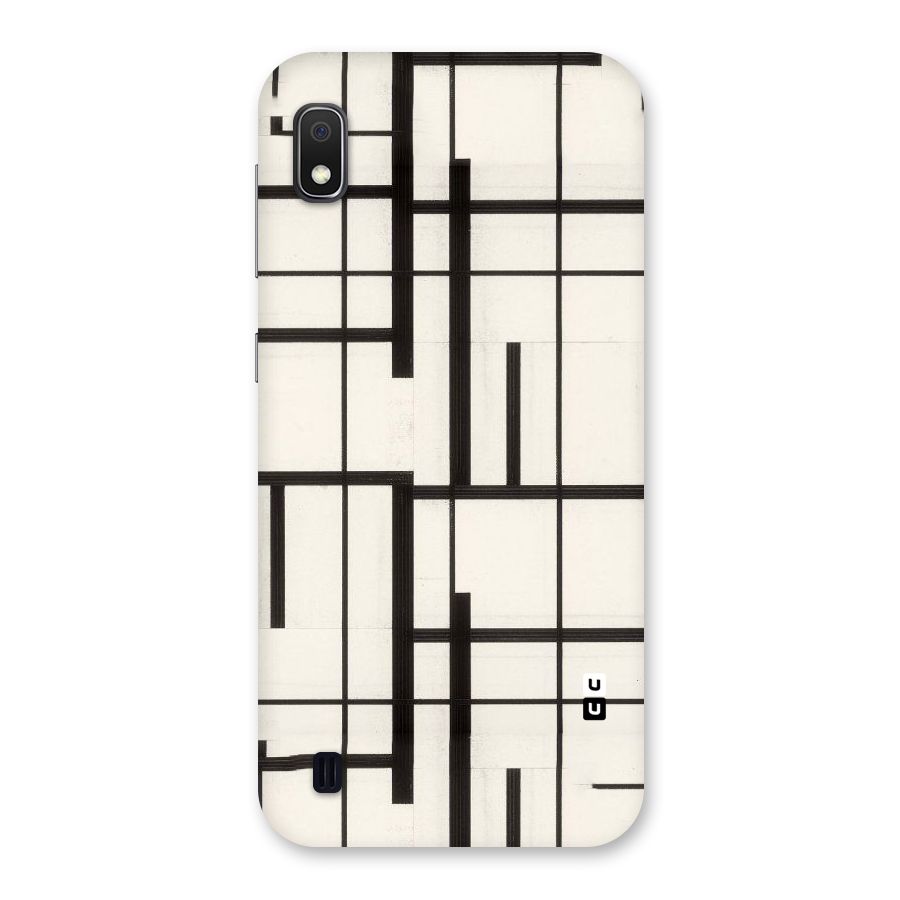 Black Unsymmetry Back Case for Galaxy A10