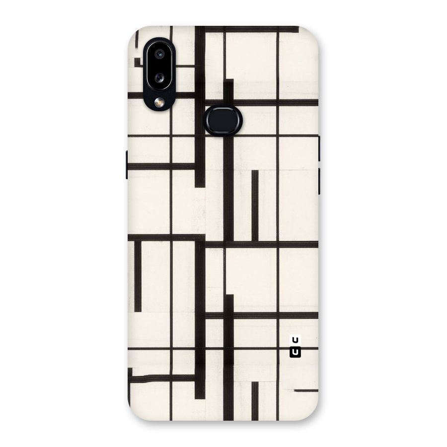 Black Unsymmetry Back Case for Galaxy A10s