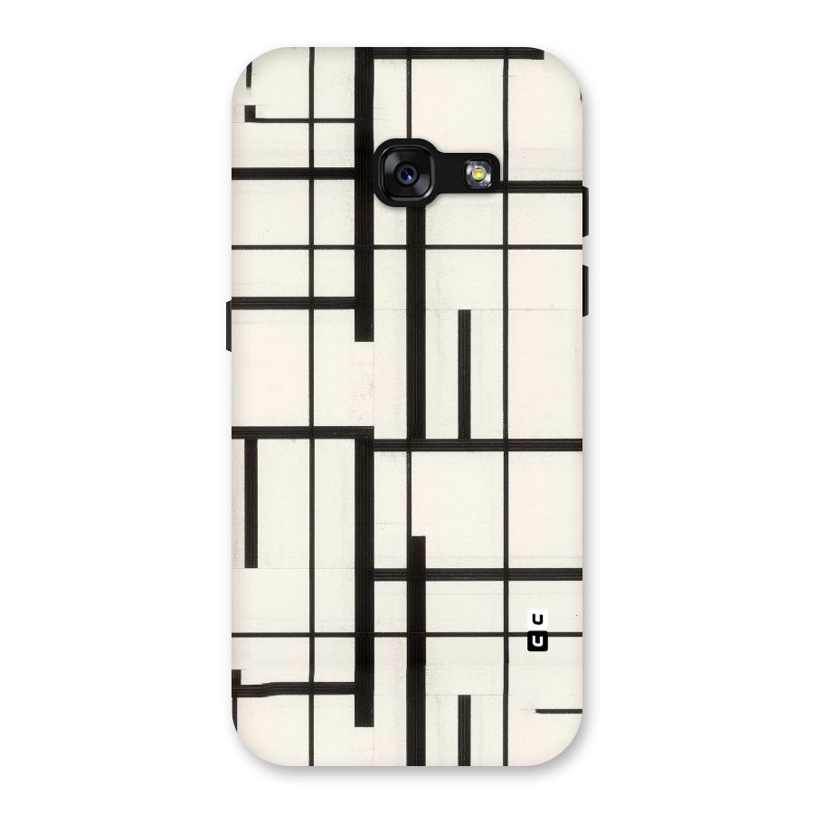 Black Unsymmetry Back Case for Galaxy A3 (2017)