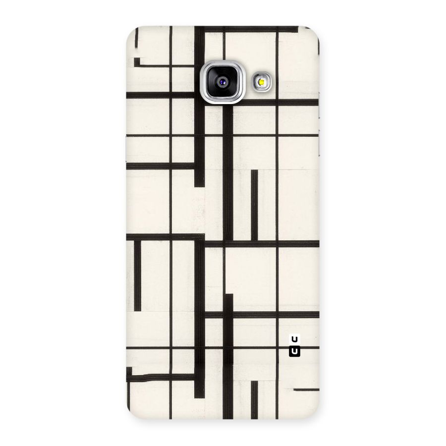 Black Unsymmetry Back Case for Galaxy A5 2016