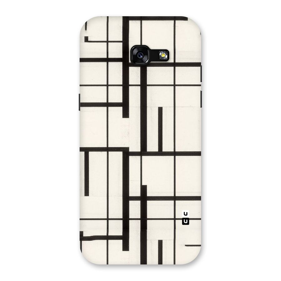 Black Unsymmetry Back Case for Galaxy A5 2017