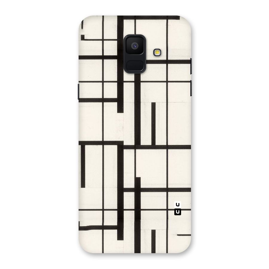 Black Unsymmetry Back Case for Galaxy A6 (2018)