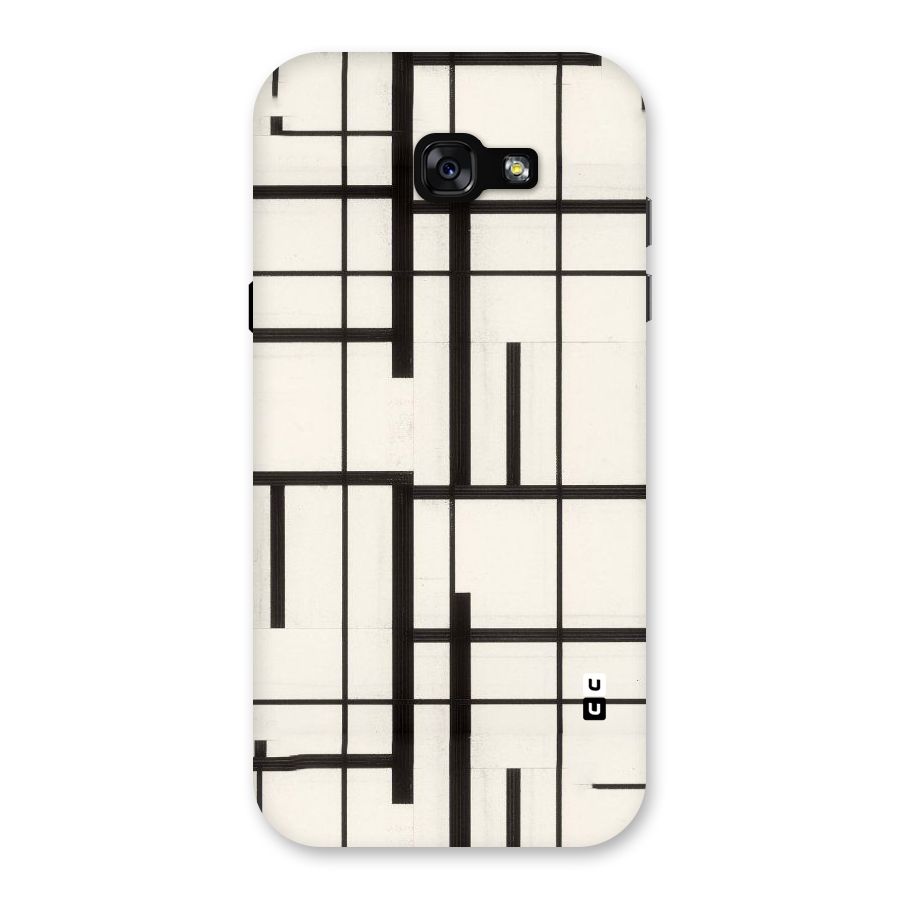 Black Unsymmetry Back Case for Galaxy A7 (2017)