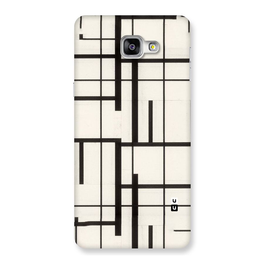 Black Unsymmetry Back Case for Galaxy A9