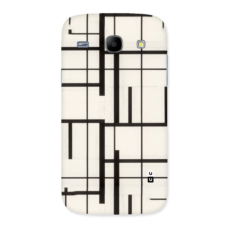 Black Unsymmetry Back Case for Galaxy Core