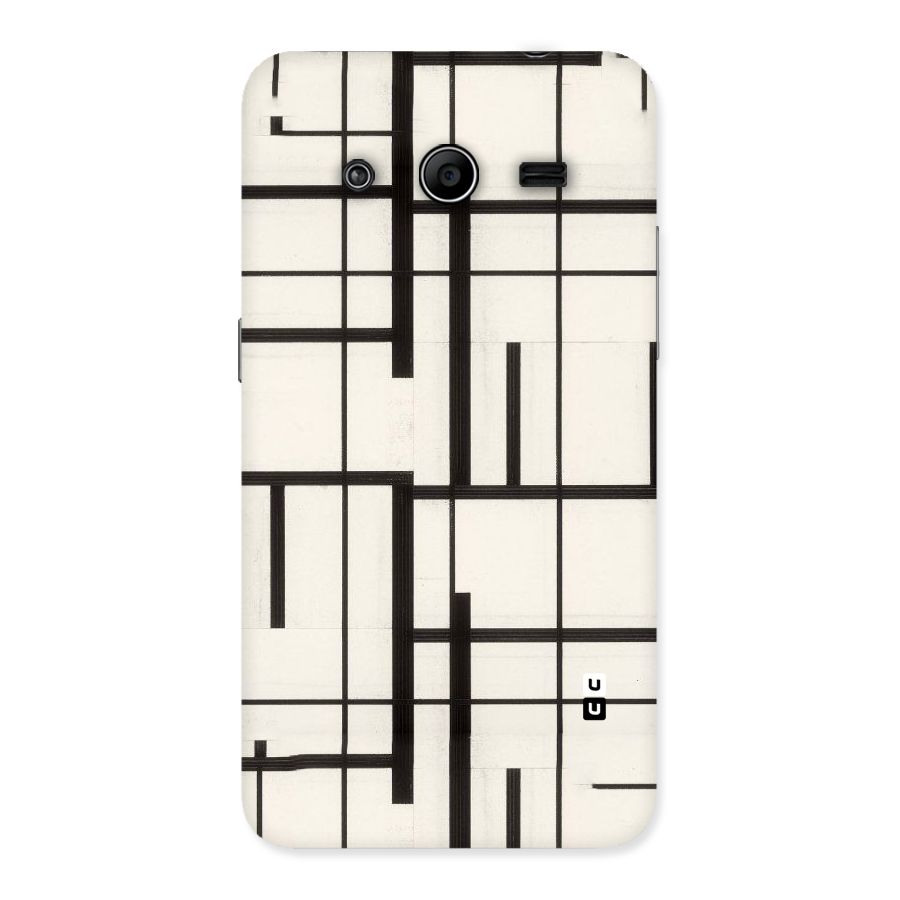 Black Unsymmetry Back Case for Galaxy Core 2