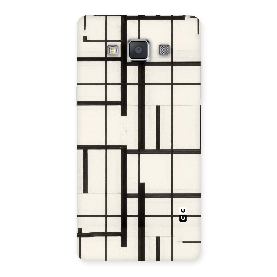 Black Unsymmetry Back Case for Galaxy Grand 3