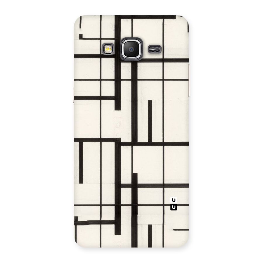 Black Unsymmetry Back Case for Galaxy Grand Prime
