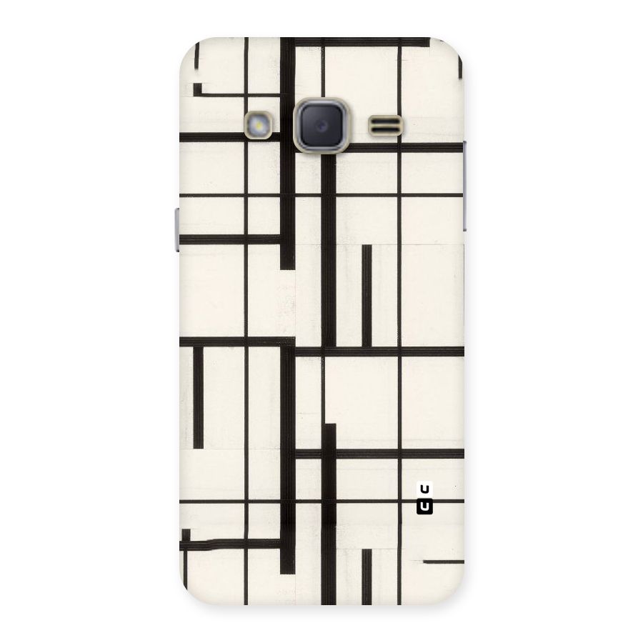 Black Unsymmetry Back Case for Galaxy J2