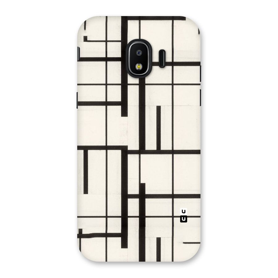Black Unsymmetry Back Case for Galaxy J2 Pro 2018