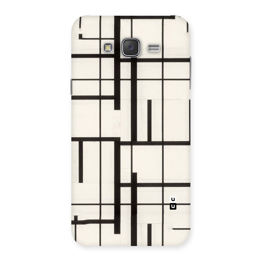Black Unsymmetry Back Case for Galaxy J7