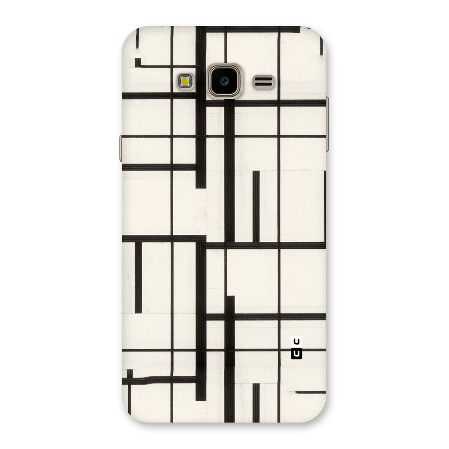 Black Unsymmetry Back Case for Galaxy J7 Nxt