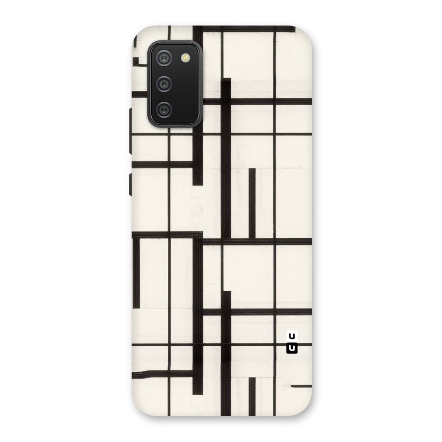 Black Unsymmetry Back Case for Galaxy M02s