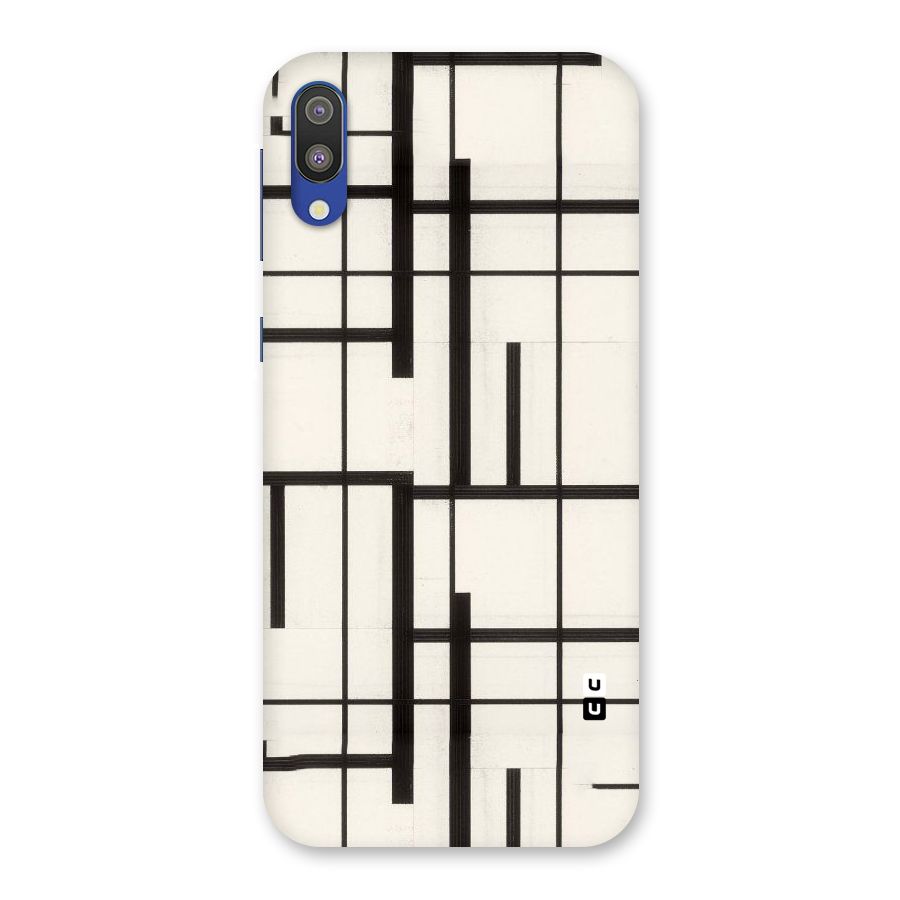Black Unsymmetry Back Case for Galaxy M10