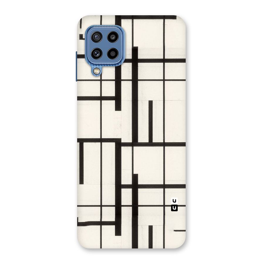 Black Unsymmetry Back Case for Galaxy M32
