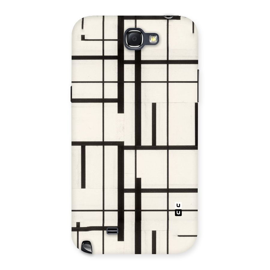 Black Unsymmetry Back Case for Galaxy Note 2