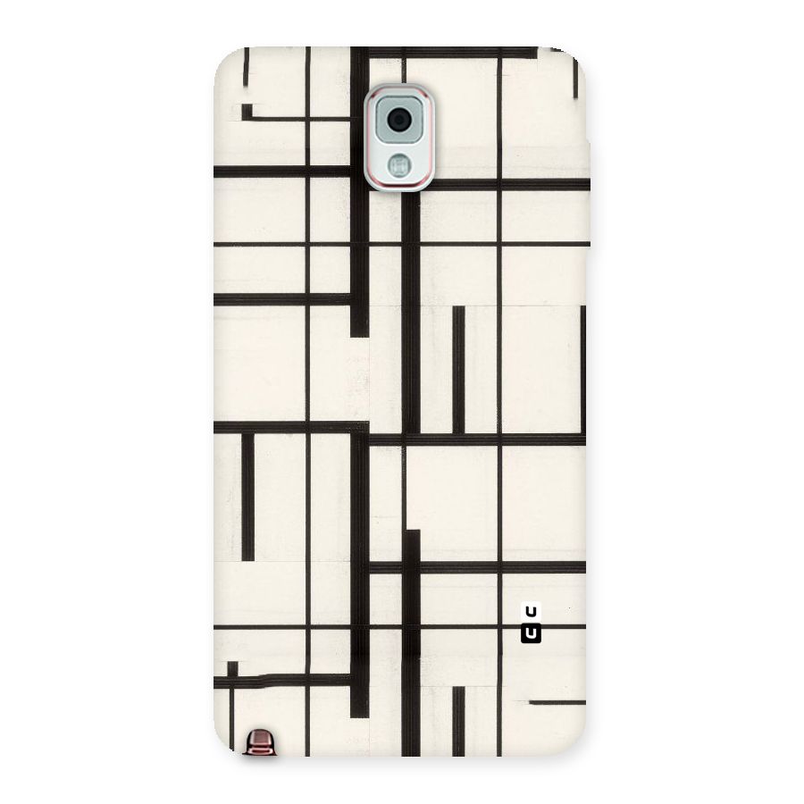 Black Unsymmetry Back Case for Galaxy Note 3