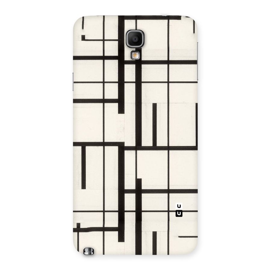 Black Unsymmetry Back Case for Galaxy Note 3 Neo