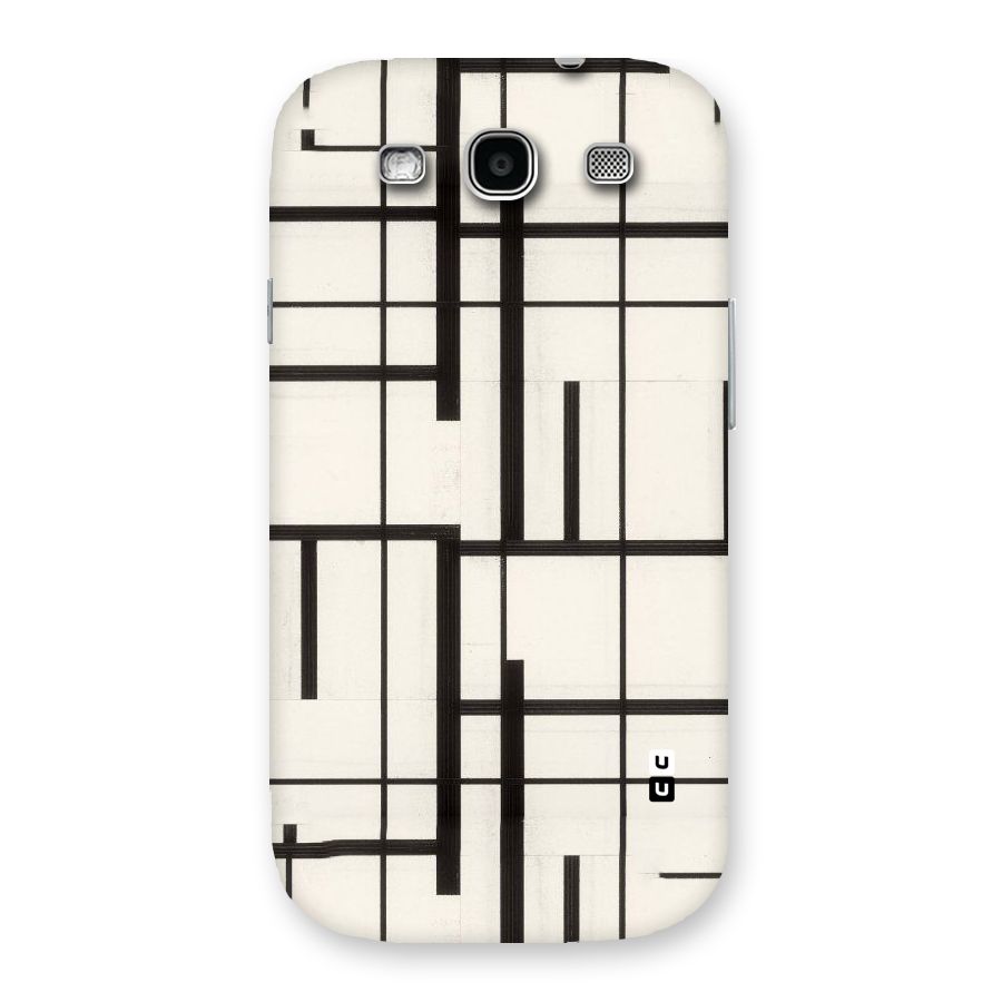 Black Unsymmetry Back Case for Galaxy S3