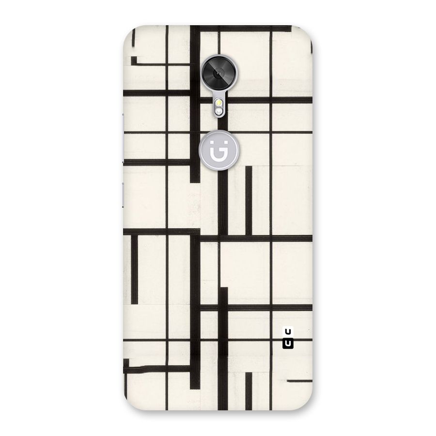 Black Unsymmetry Back Case for Gionee A1