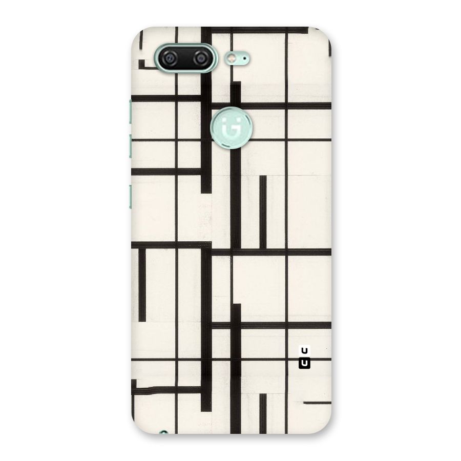 Black Unsymmetry Back Case for Gionee S10