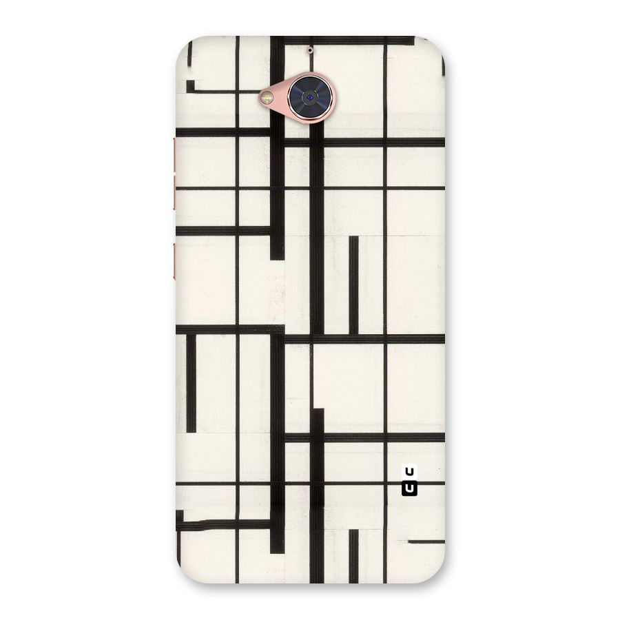 Black Unsymmetry Back Case for Gionee S6 Pro