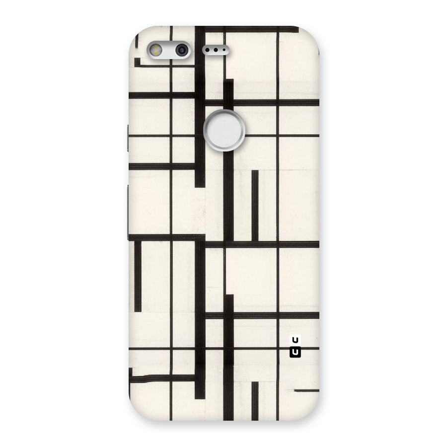 Black Unsymmetry Back Case for Google Pixel