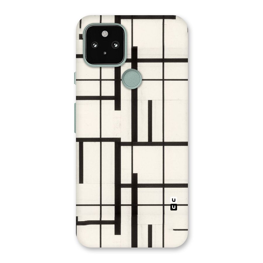 Black Unsymmetry Back Case for Google Pixel 5