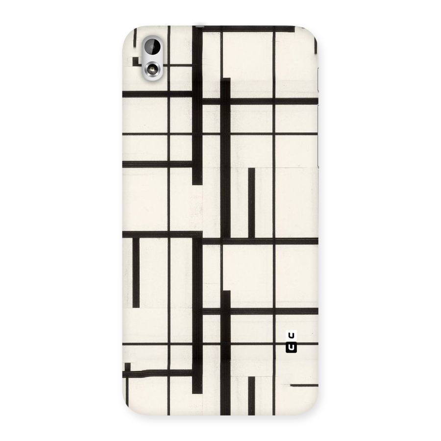 Black Unsymmetry Back Case for HTC Desire 816g