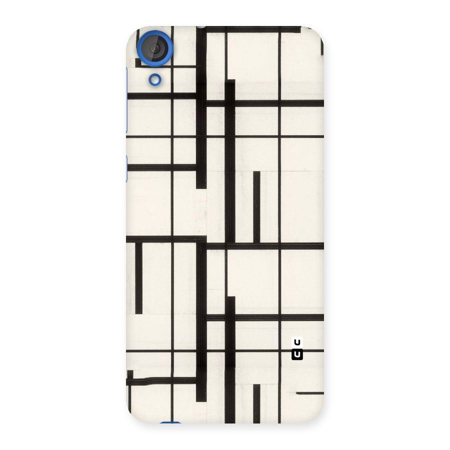 Black Unsymmetry Back Case for HTC Desire 820