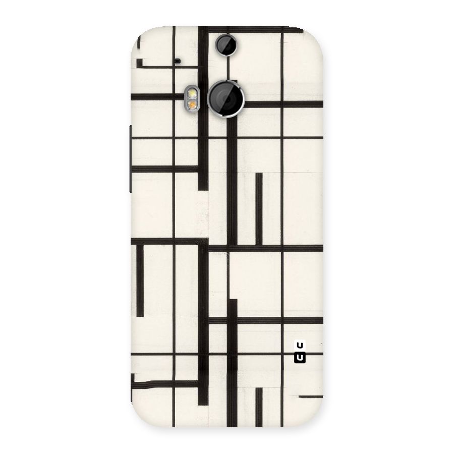 Black Unsymmetry Back Case for HTC One M8