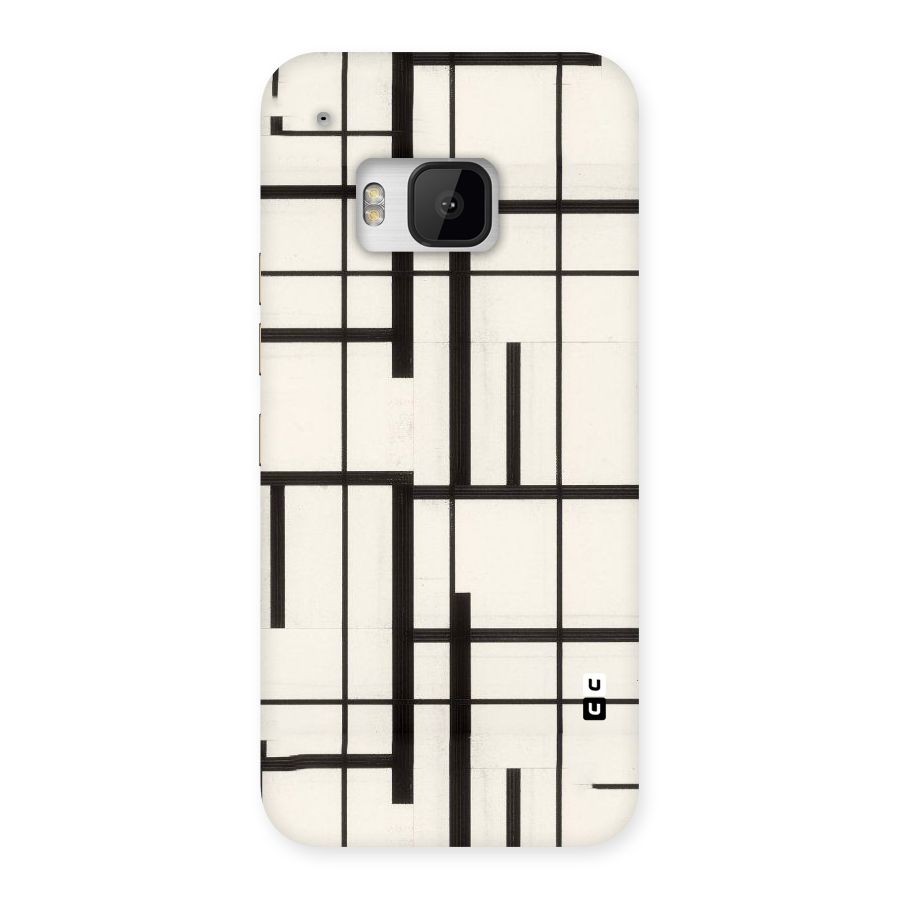 Black Unsymmetry Back Case for HTC One M9