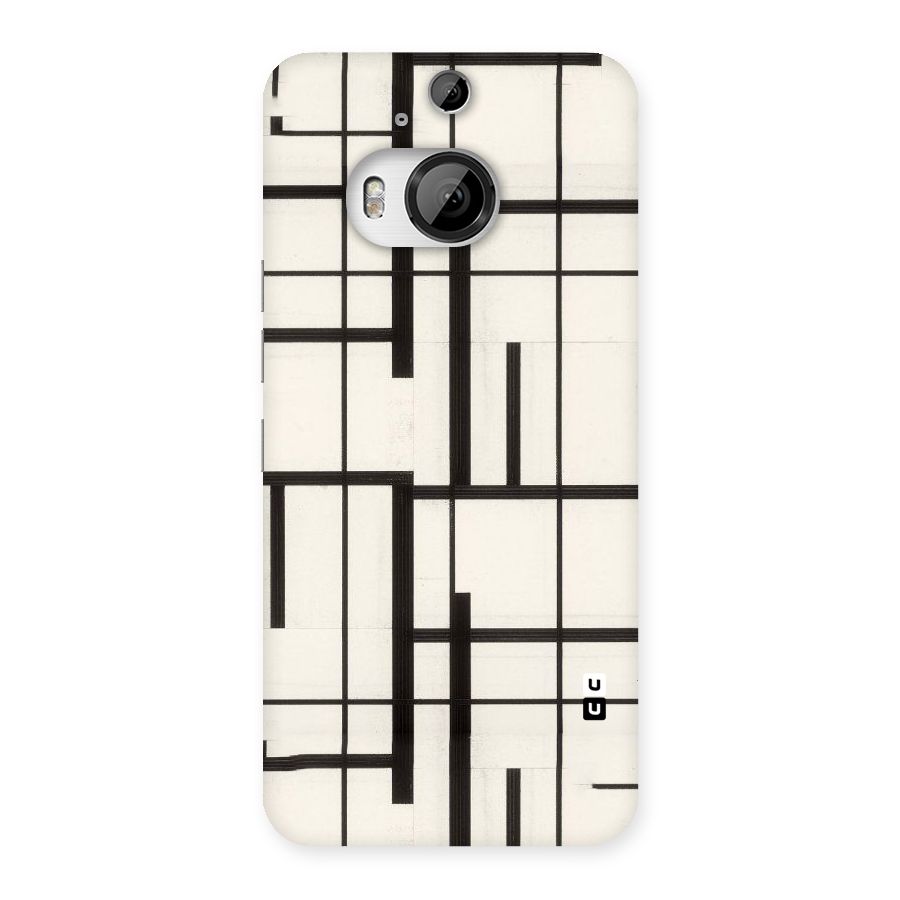 Black Unsymmetry Back Case for HTC One M9 Plus