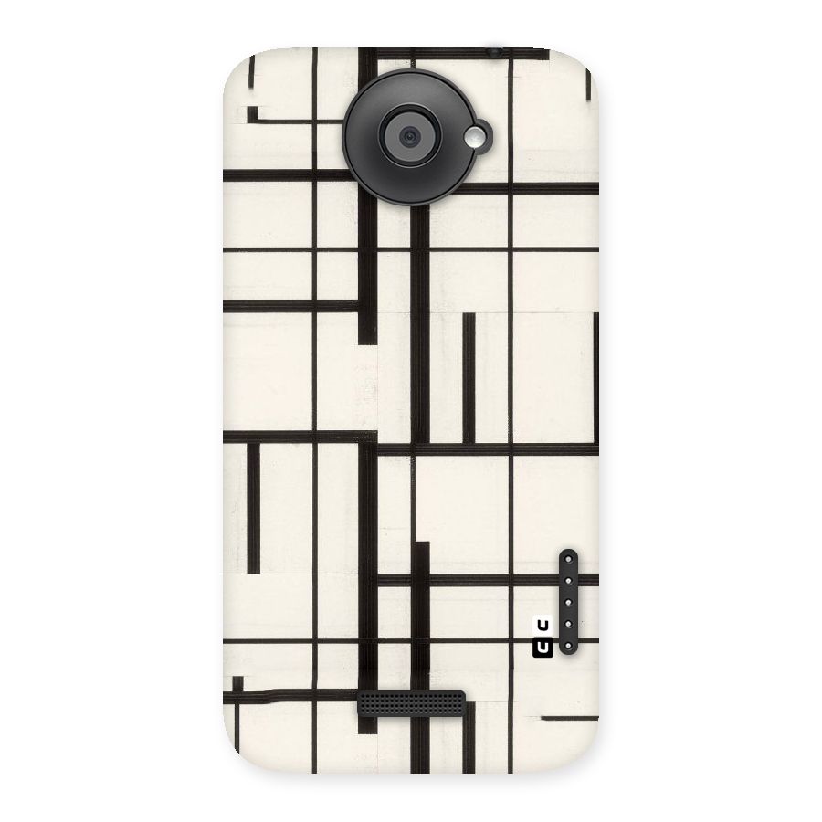 Black Unsymmetry Back Case for HTC One X