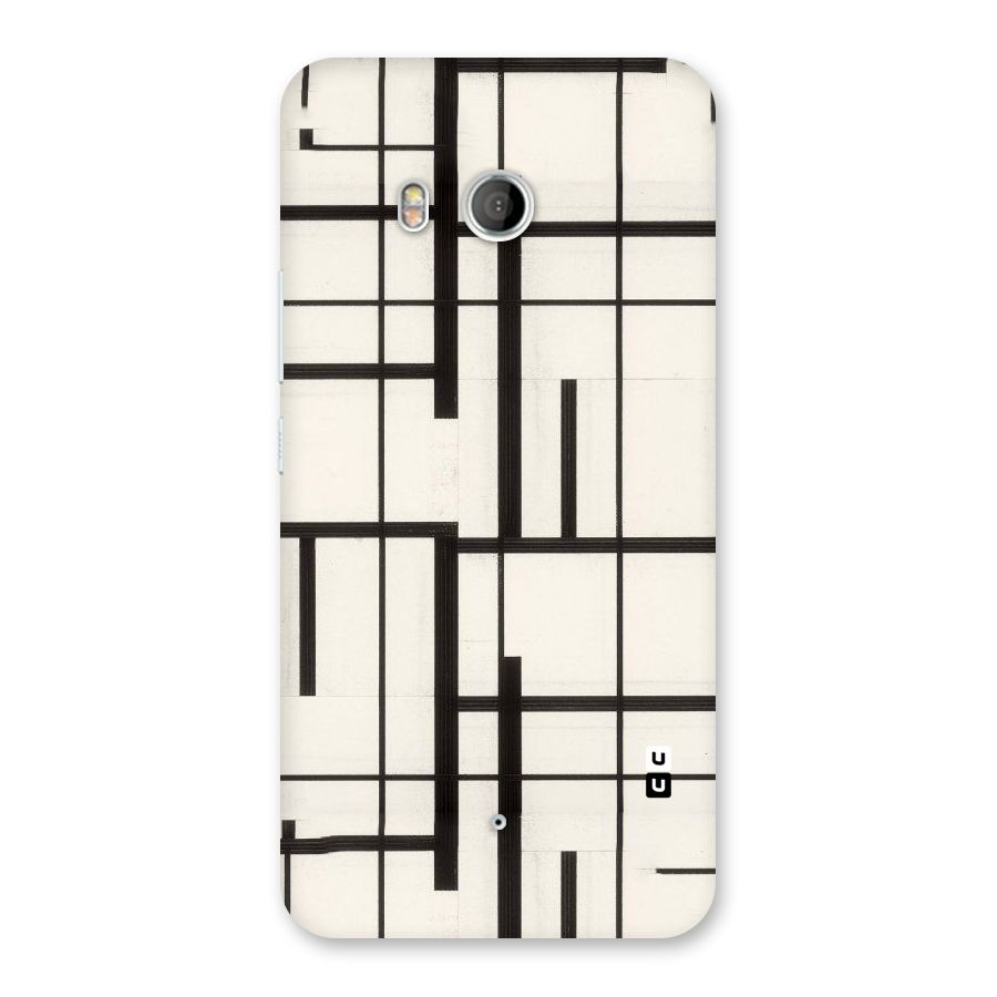 Black Unsymmetry Back Case for HTC U11