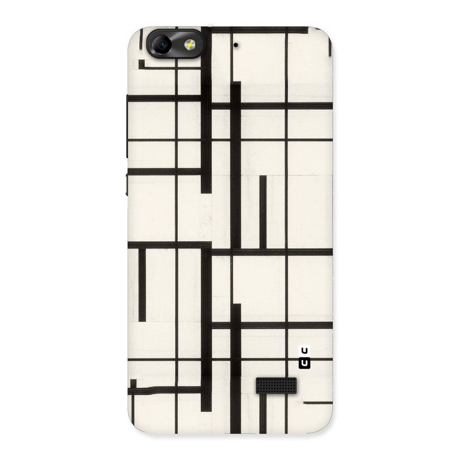 Black Unsymmetry Back Case for Honor 4C