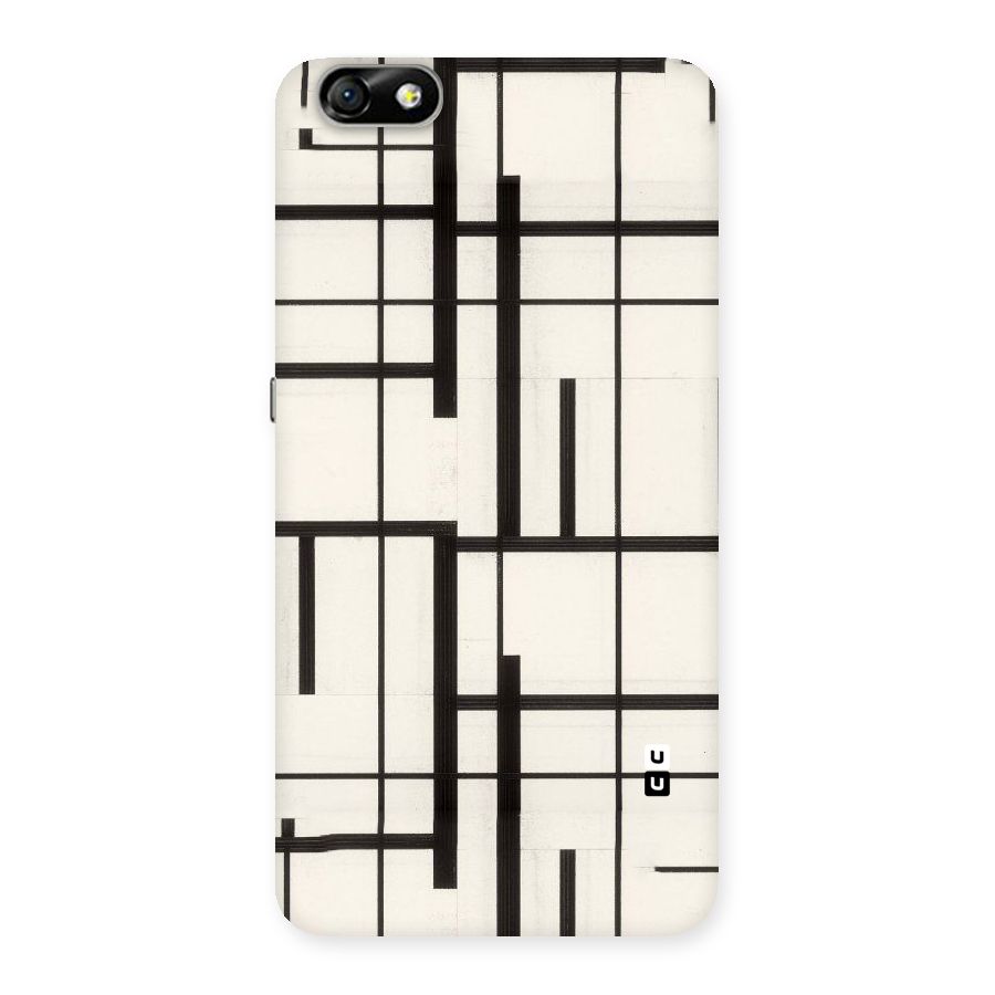 Black Unsymmetry Back Case for Honor 4X