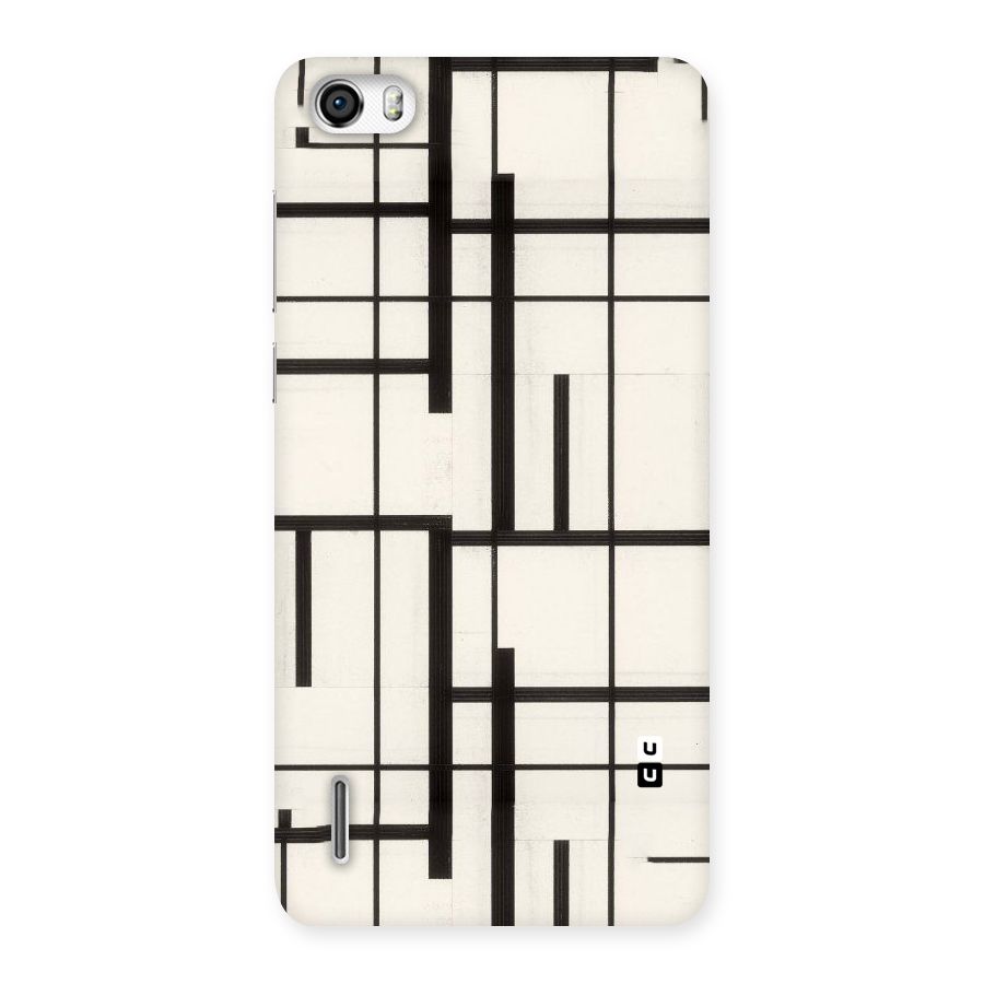 Black Unsymmetry Back Case for Honor 6