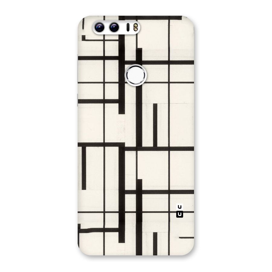 Black Unsymmetry Back Case for Honor 8
