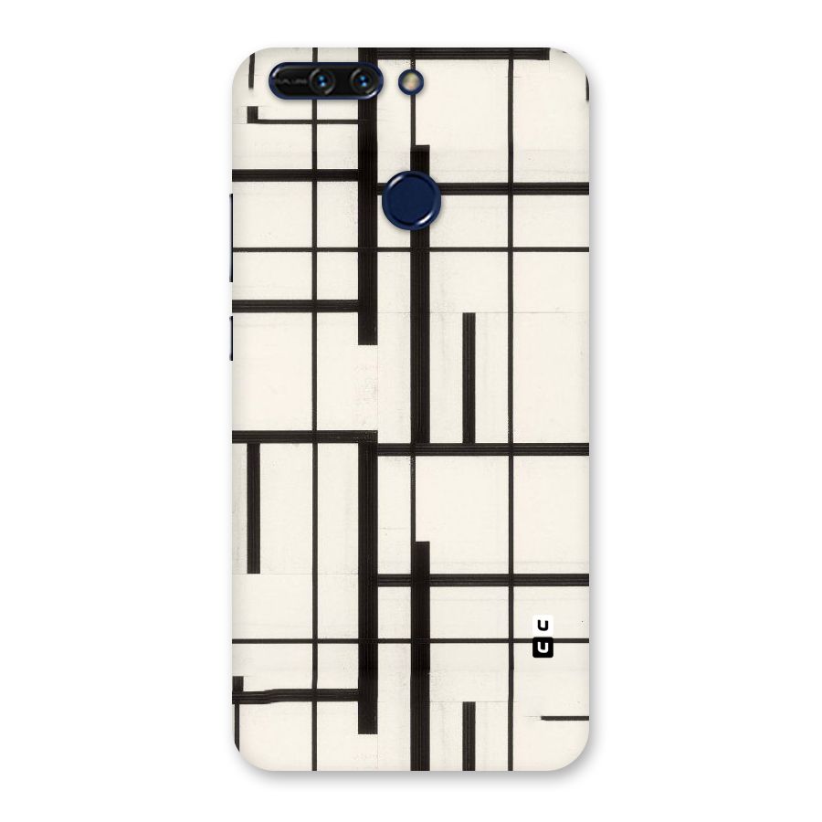 Black Unsymmetry Back Case for Honor 8 Pro
