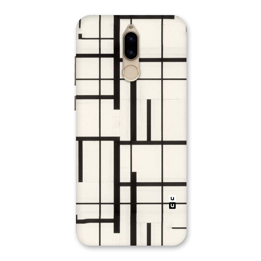 Black Unsymmetry Back Case for Honor 9i