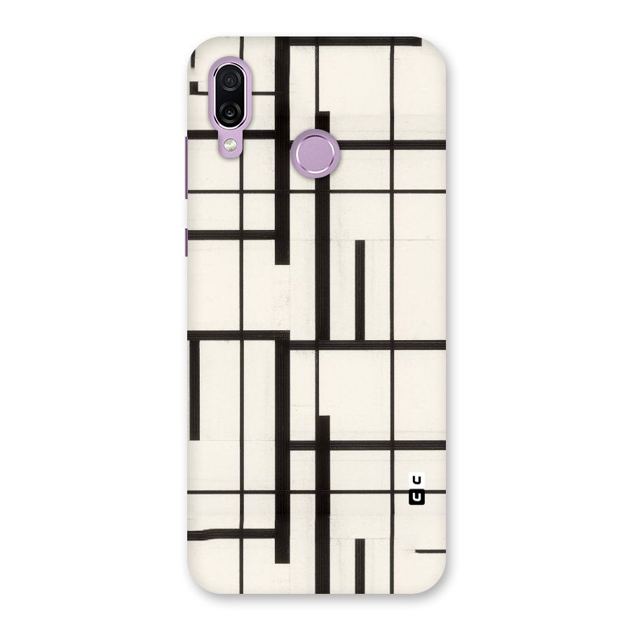 Black Unsymmetry Back Case for Honor Play