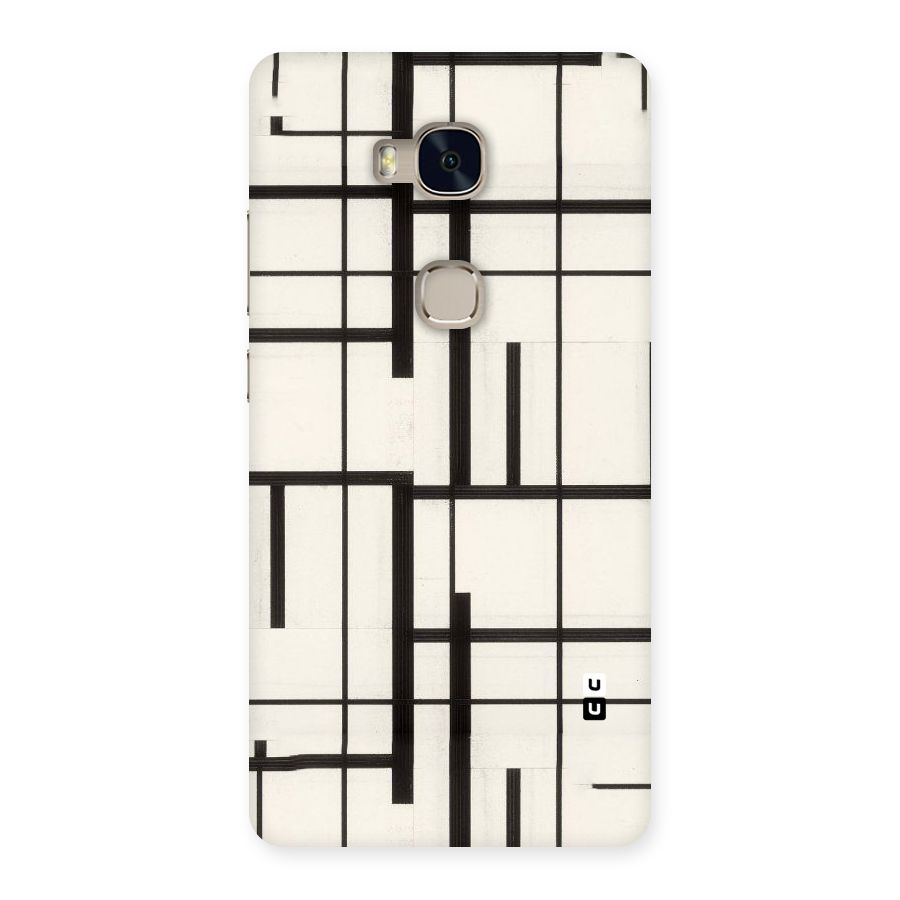 Black Unsymmetry Back Case for Huawei Honor 5X